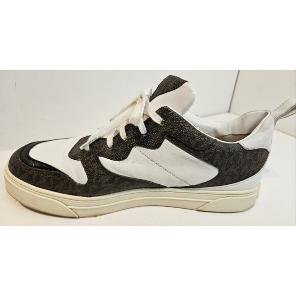 Michael Kors Baxter Sneakers Sz 8M Leather Designer Shoe - Picture 10 of 16